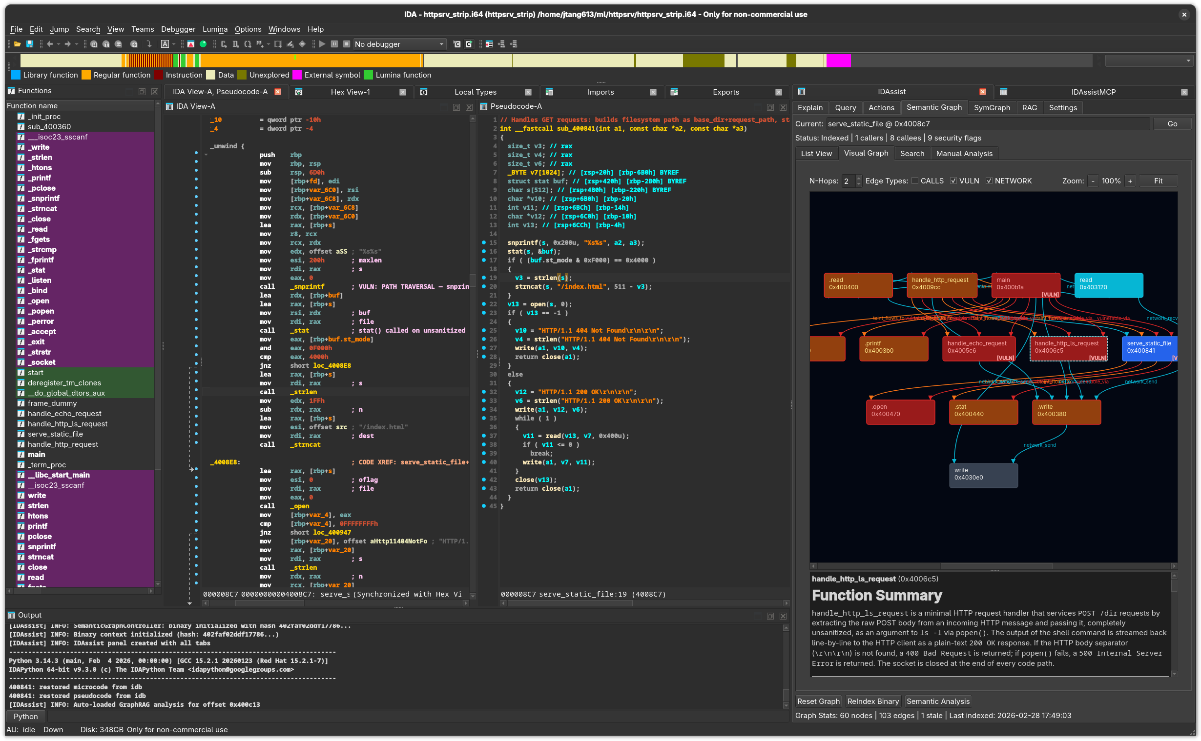IDAssist main interface